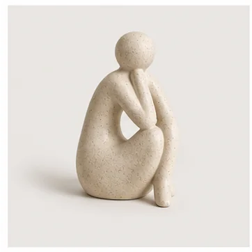 Abstract ceramic figurine